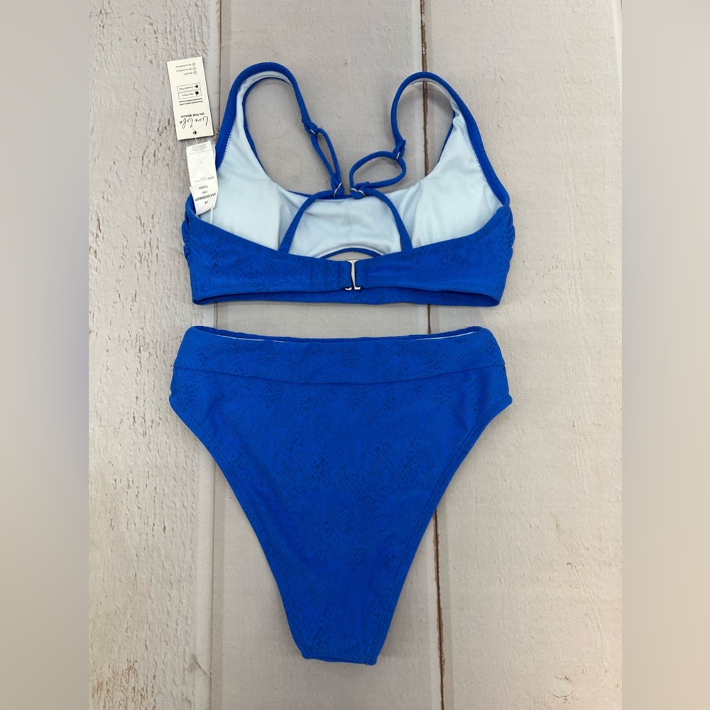 NWYTBikini Set for Women Two Piece Bathing Suits High Waisted Square Neck Cutout - Picture 9 of 17